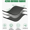 Jissta IBC tvirtas vandens talpos uždangalas 420D Oxford audinys 120 x 100 x 116 cm žalias su užtrauktuku
