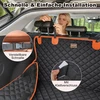 JOEJOY automobilio bagažinės apsauginis kilimėlis šunims su bortelių apsauga, universali juoda
