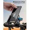JOYROOM motociklinis ir dviračio telefono laikiklis 4,7–7" ekranams, juodas