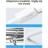 JSAUX 1 m USB-C–3,5 mm garso kabelis su DAC keitikliu, baltas, AU011-WH
