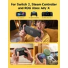 JSAUX analoginių valdymo svirtelių antgalių rinkinys Nintendo Switch 2 valdikliui, 3 dydžių, GP0404