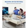 JSAUX DisplayPort–HDMI laidas, 2 m, 4K 30 Hz, JSDENZ4KDP2HDGY6F