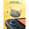 JSAUX juodi analoginių valdymo svirtelių antgaliai Nintendo Switch 2 valdikliui, 3 dydžių, GP0404