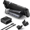 JSAUX M.2 SSD dokavimo stotelė Steam Deck konsolei su HDMI 4K 60 Hz ir PD 65 W, HB0604
