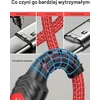 JSAUX USB-A–USB-C įkrovimo laidų rinkinys, 1 m ir 2 m, 25 W, 2 vnt., CC0011