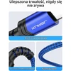JSAUX USB-C–3,5 mm AUX garso kabelis su DAC, 1 m, JSDENZC2AUXBU2M
