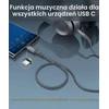JSAUX USB-C–3,5 mm AUX garso kabelis su DAC, 1 m, JSDEKJC2AUXGY2M