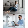 JSAUX USB-C–USB-C laidas, 100 W, 2 m, raudonas, CC0020
