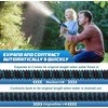 Jsdoin elastinga sodo žarna, 15 m, su 10 purškimo funkcijų, adapteriais ir laikikliu