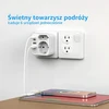 JSVER kelioninis JAV tipo B kištuko adapteris su 2 USB-C ir 2 USB-A, 17 W JSVER-PA2042-US