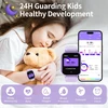JUBUNRER išmanusis laikrodis vaikams su Bluetooth, žingsniamačiu, kraujospūdžio ir pulsometru, IP68, kidfit-violet