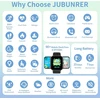 JUBUNRER vaikiškas išmanusis laikrodis IP68, Bluetooth, AMOLED 1,37 colio, pulsas, žingsniamatis
