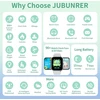 JUBUNRER vaikų išmanusis laikrodis be SIM kortelės, spalvotas 1,37 colio lietimui jautrus ekranas, Bluetooth skambučių funkcija, IP68 atsparumas vandeniui, kidfit-argent