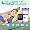 JUBUNRER vaikų išmanusis laikrodis be SIM kortelės, spalvotas 1,37 colio lietimui jautrus ekranas, Bluetooth skambučių funkcija, IP68 atsparumas vandeniui, kidfit-argent