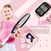 JUBUNRER vaikų išmanusis laikrodis su Bluetooth, širdies ritmo matuokliu, miego stebėjimu, žingsniamačiu, 1,37 colio jutikliniu ekranu, kidfit-rose