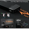 JUOVI išorinis akumuliatorius 20000 mAh, 45 W, USB-A ir USB-C, J2621