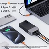 JUOVI išorinis akumuliatorius 20000 mAh 65 W su 4 USB jungtimis J2931