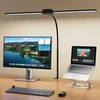 KableRika LED stalinė lempa su dviguba galvute, 24 W, 80 cm, juoda, 24W-BK-KB