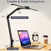 KableRika LED stalinė lempa su spaustuku, 24 W, 1200 lm, 80 cm, ED-ME-001