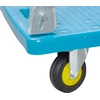 KATSU Tools platforminis plastikinis vežimėlis, sulankstomas, 150 kg keliamoji galia