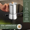 Kavos aparatas WALDWERK espresso kavinukas 300 ml indukcinei, dujinei ir elektrinei viryklei, nerūdijantis plienas, ąžuolo rankena