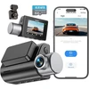 KAWA automobilių vaizdo registratorius 4K su galine 1080p kamera, GPS, Wi-Fi 6, CJ4519