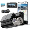 KAWA priekinis ir galinis automobilinis vaizdo registratorius 4K/1080p su GPS ir 64 GB D11-NL
