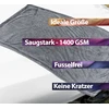 Kemes mikropluošto šluostė automobiliui, XXL, 50 x 80 cm, 1400 g/m², pilka, 100372