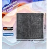 Kemes mikropluošto šluostė automobiliui, XXL, 40 x 40 cm, 1400 g/m², itin sugerianti, pilka