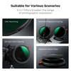 K&F CONCEPT 3 viename fotoobjektyvo filtras 82 mm CPL ir kintamas ND2-32 KF01.2928V2