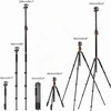 K&F CONCEPT aliumininis fotoaparato trikojis 230 cm su rutuline galvute ir monopodu KF09.119