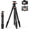 K&F CONCEPT aliumininis fotografavimo trikojis 162 cm, 10 kg, A305A1+BH-40