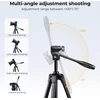 K&F Concept aliumininis mobilusis trikojis 43–152 cm su Bluetooth pulteliu KF09.125