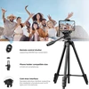 K&F Concept aliumininis mobilusis trikojis 43–152 cm su Bluetooth pulteliu KF09.125