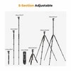 K&amp;F Concept aliumininis trikojis su monopodu, 184 cm, Bluetooth pulteliu, telefonei, 20 kg