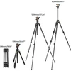 K&F Concept aliuminis fotoaparato trikojis, 163 cm, 4 sekcijos, 20 kg apkrova, rutulinė galvutė, K234A0+BH-28L