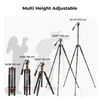K&F CONCEPT anglies pluošto fotoaparato trikojis su hidrauline galvute, 173 cm, KF09.158