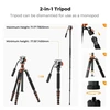 K&F CONCEPT anglies pluošto fotoaparato trikojis su hidrauline galvute, 173 cm, KF09.158