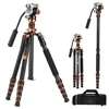 K&F CONCEPT anglies pluošto fotoaparato trikojis su hidrauline galvute, 173 cm, KF09.158