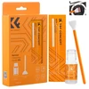 K&F CONCEPT APS-C fotoaparato jutiklio valymo rinkinys su 10 mikropluošto tamponų ir 20 ml skysčiu SKU.1616