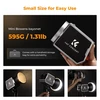 K&F Concept COB fotografavimo šviestuvas 60 W, 2700–6500 K, PL-60B su akumuliatoriumi