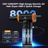 K&F Concept elektrinė oro pūstuvė su 8000 mAh akumuliatoriumi, LED apšvietimu ir 150000 aps./min