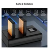 K&F CONCEPT fotoaparato akumuliatorių DB-110 rinkinys su LCD įkrovikliu, 2 × 1100 mAh