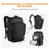 K&F Concept fotoaparato kuprinė 28 l su skyriumi 16 colių nešiojamajam kompiuteriui KF13.128V6