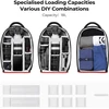 K&F Concept fotoaparato kuprinė su 14 colių nešiojamojo kompiuterio skyriumi, 16 l, KF13.151