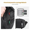 K&F CONCEPT fotoaparato pečių krepšys 4 l, atsparus vandeniui, juodas, KF13.188