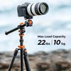 K&F CONCEPT fotoaparato trikojis 200 cm su 360° rutuline galvute K234A7+BH-28L