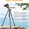 K&F CONCEPT fotoaparatų ir vaizdo kamerų trikojis su hidrauline galvute, 230 cm, KF09.137