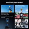 K&amp;F CONCEPT Insta360 X5 aliuminio kameros narvas su silikonine objektyvo apsauga, 2 šaltos batų jungtimis
