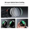 K&F CONCEPT kintamo tankio ND2–ND400 objektyvo filtras 77 mm, 1–9 pakopos, KF01.3156